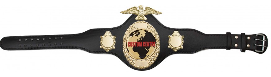 CUSTOM CHAMPIONSHIP BELT PLT288/G/CUSTOM - AVAILABLE IN 4 COLOURS